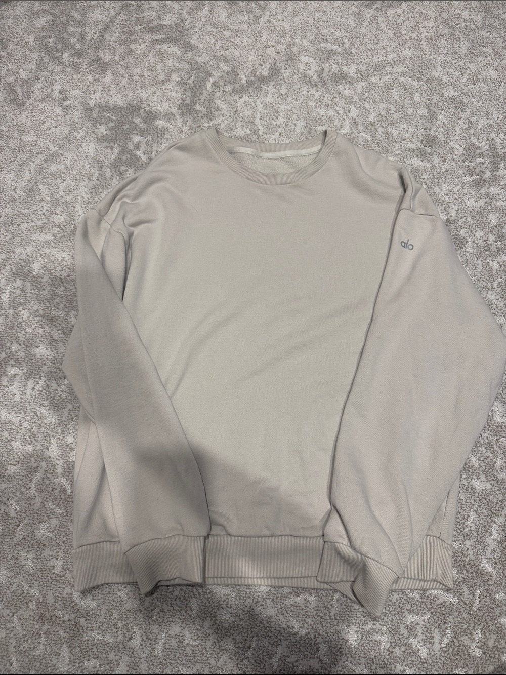 ALO Yoga Men’s Crewneck Sweater - Cream